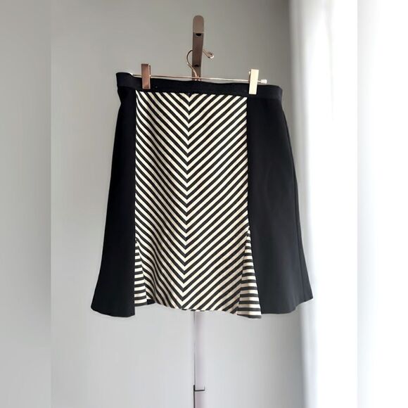 Ann Taylor Navel Striped skirt size 8 - Picture 5 of 15